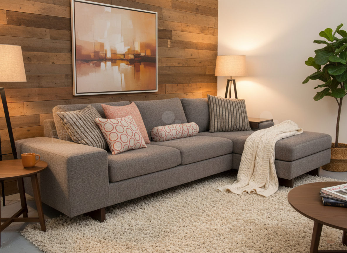 Albury - L Shape Sofa Staged