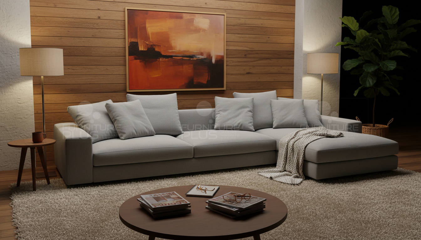 Arkansas - L Shape Sofa Staged