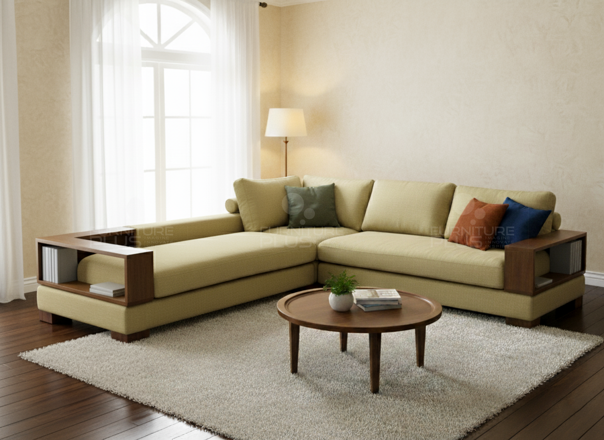 Brisbane - L Shape Sofa Staged