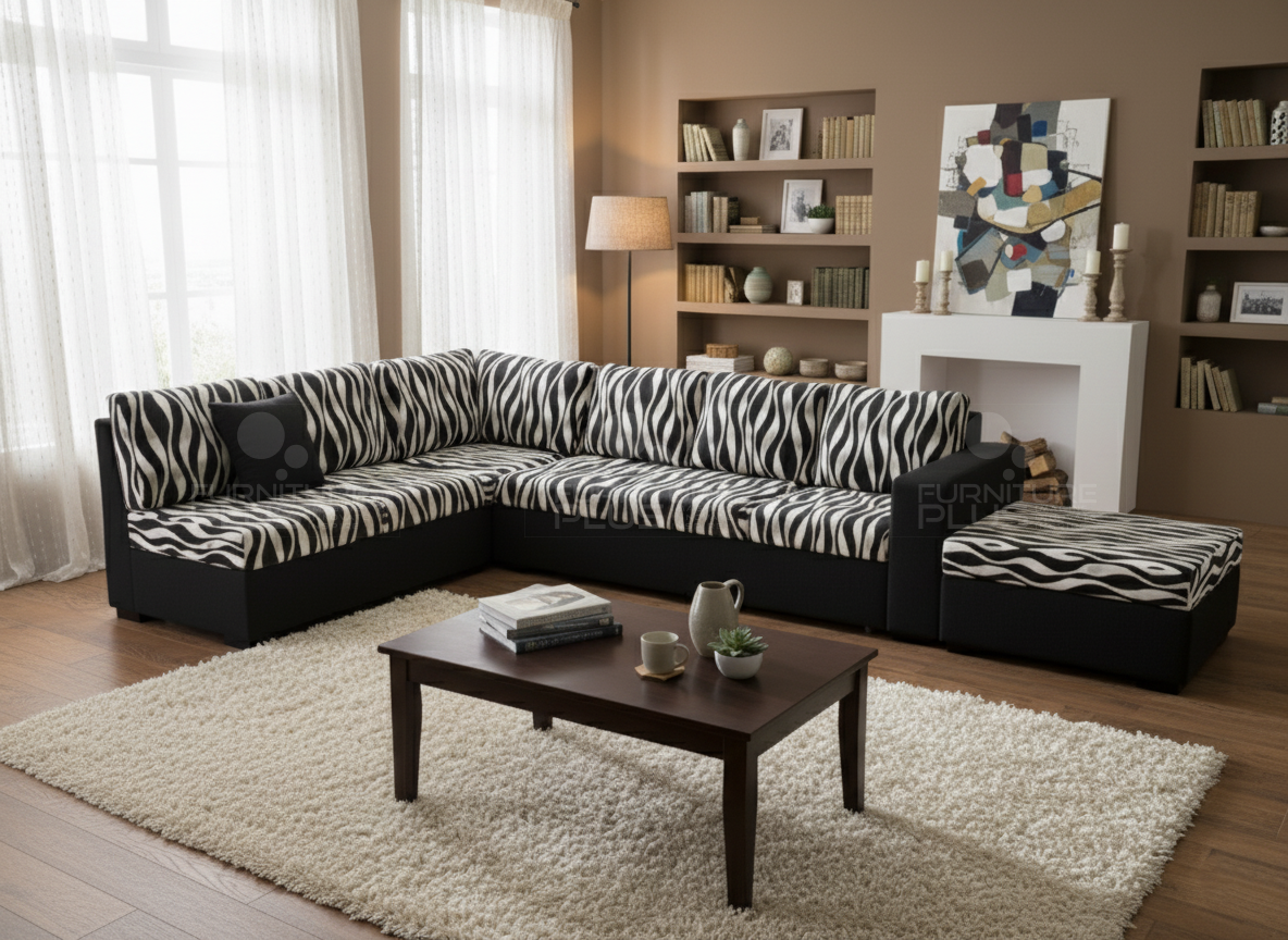Darwin - L Shape Sofa Staged