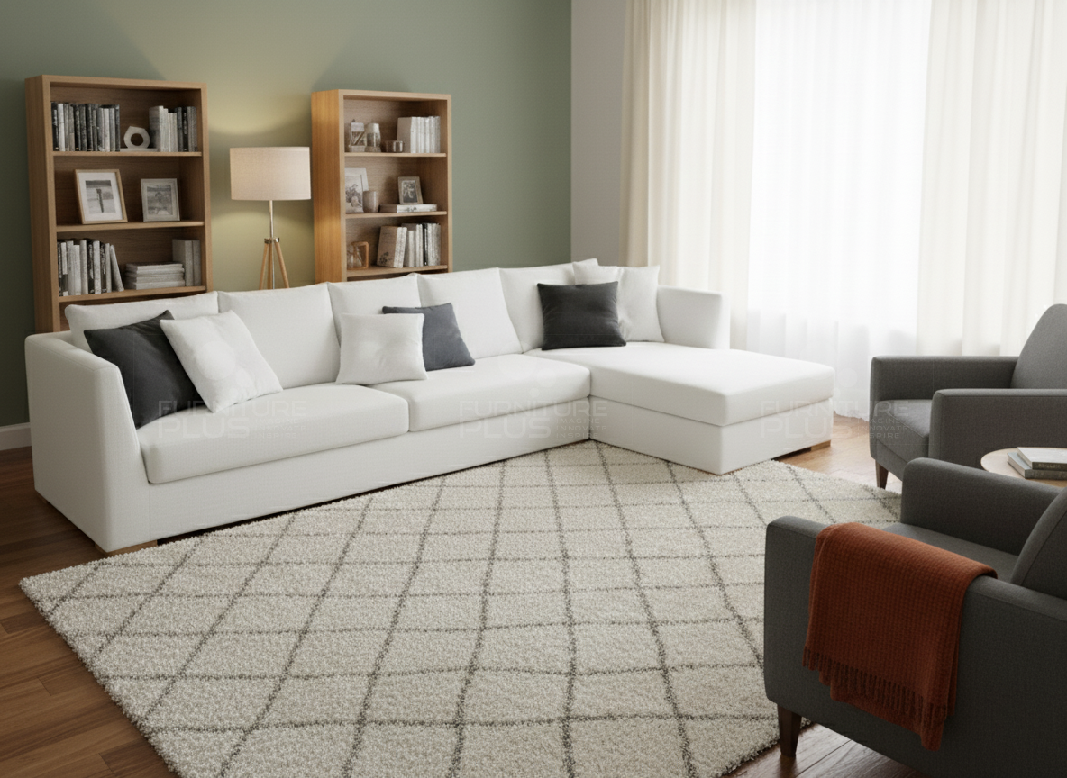 Edinburgh - L Shape Sofa Staged