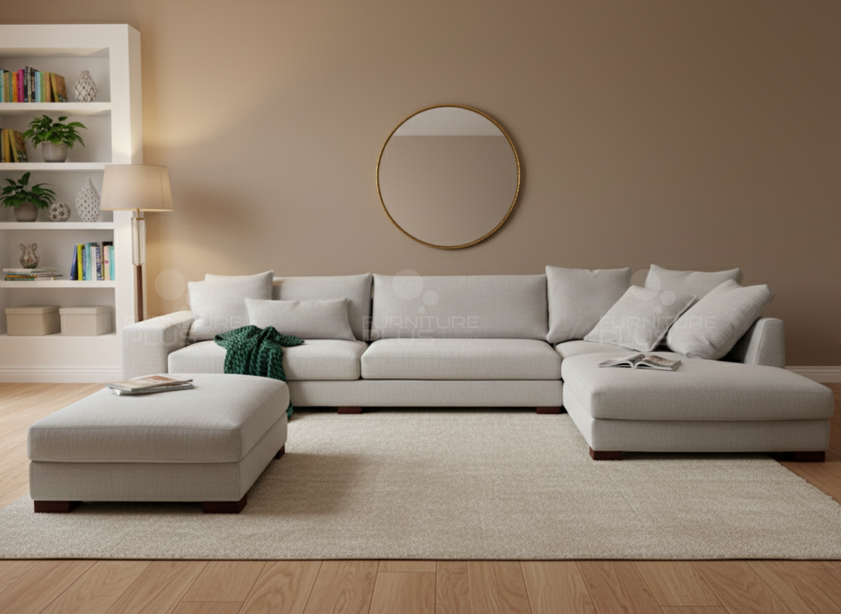 Glasgow - L Shape Sofa Staged