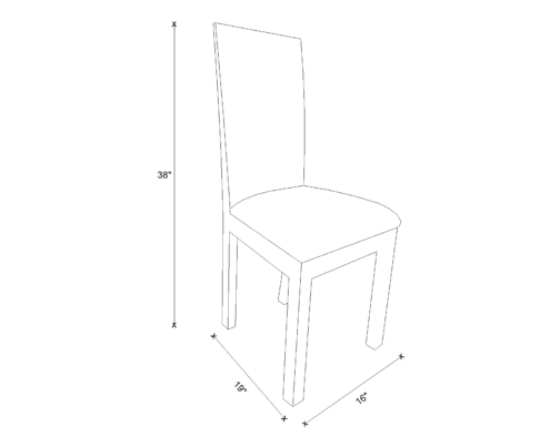 Dining Chair Drawing - Gloria