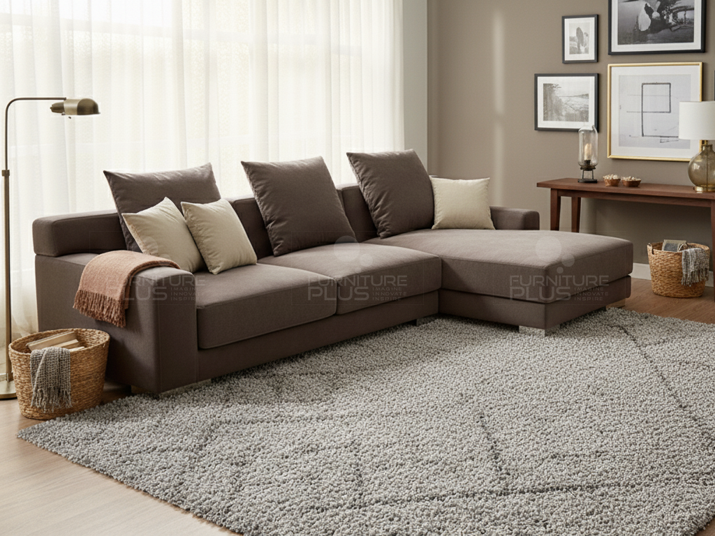 Griffith - L Shape Sofa Staged