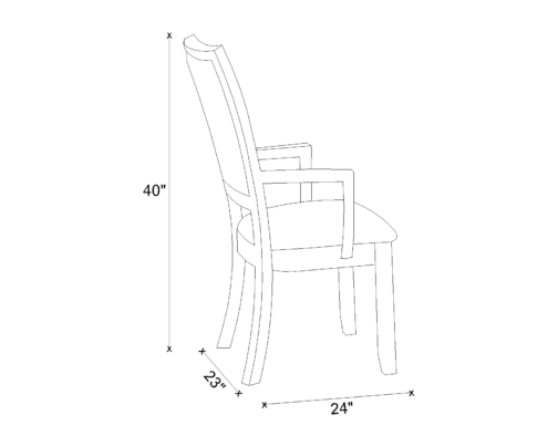 Dining Chair Drawing - Hilary