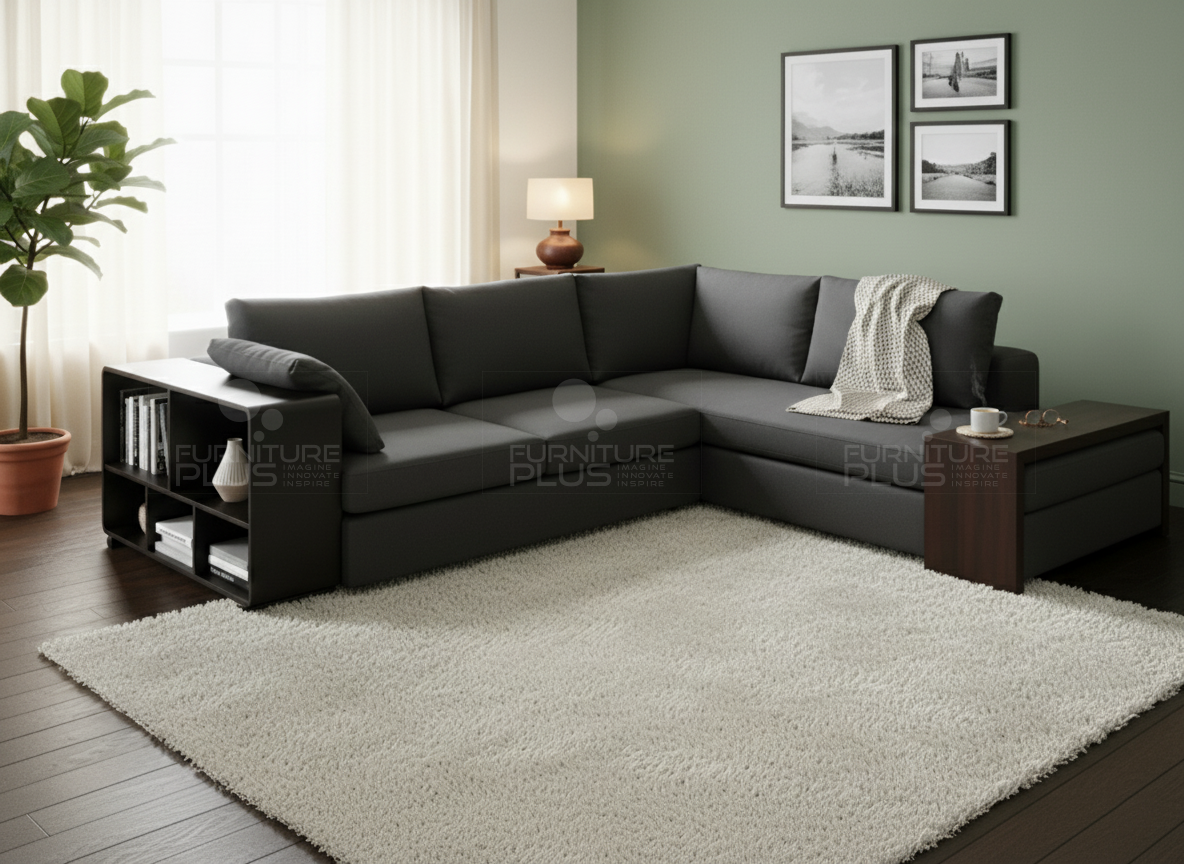 Montana - L Shape Sofa Staged