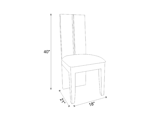 Dining Chair Drawing - Nicole