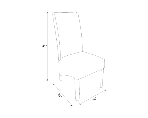 Dining Chair Drawing - Selena